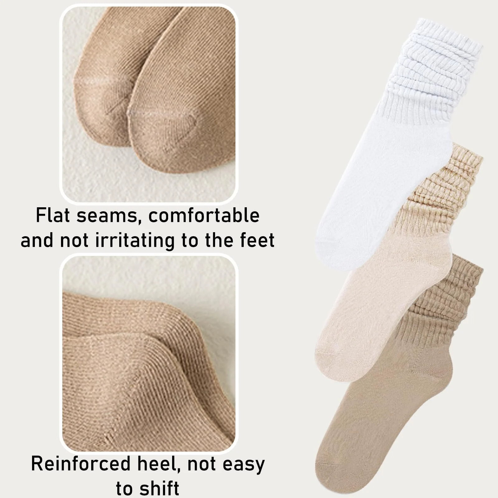 Шкарпетки Slouch Жіночі Традиційні, 6 пар, фото №5