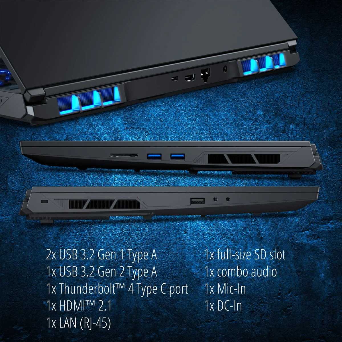 Ігровий ноутбук 16" Medion (Lenovo Group) Erazer Major X20 | Intel Core i9-13900HX | IPS (2560x1600) QHD+ | 16:10 | 240 Гц | RAM DDR5 32 ГБ | SSD NVME 1 ТБ | Nvidia GeForce RTX 4070, 8 ГБ | Механічна RGB клавіатура Win11 (3795), фото №8