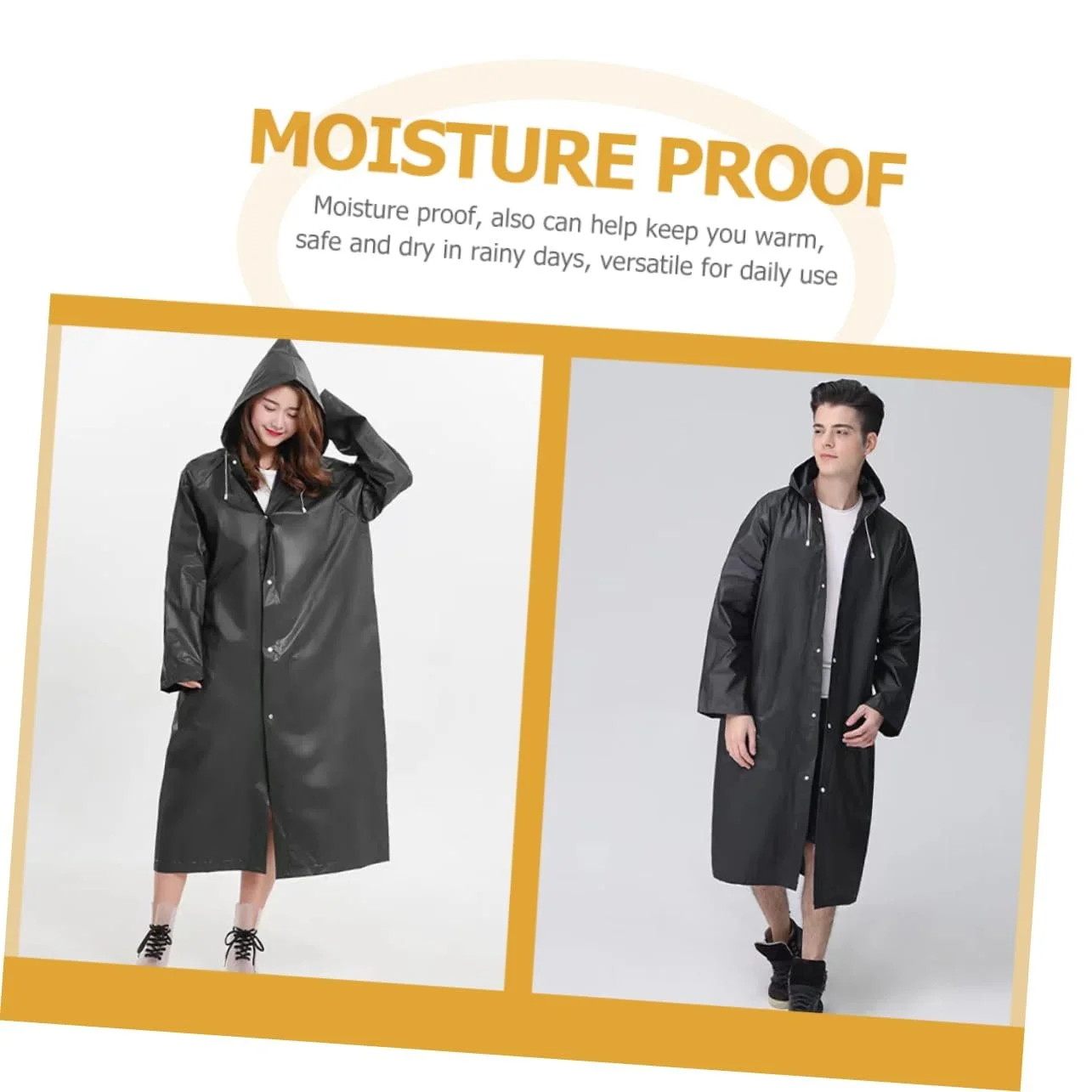 Дощовик CALLARON, 8 шт., з широким отвором для дорослих, Багаторазові аварійні дощовики, Унісекс, EVA, фото №4