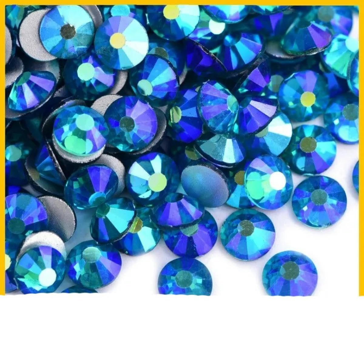 Стрази Blaue Serie S 3 30 Кристали Блискітки для Тканина Одяг Блакитний S 4 1440 шт, фото №1