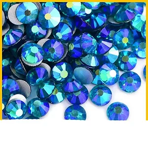 Стрази Blaue Serie S 3 30 Кристали Блискітки для Тканина Одяг Блакитний S 4 1440 шт - Фото 1