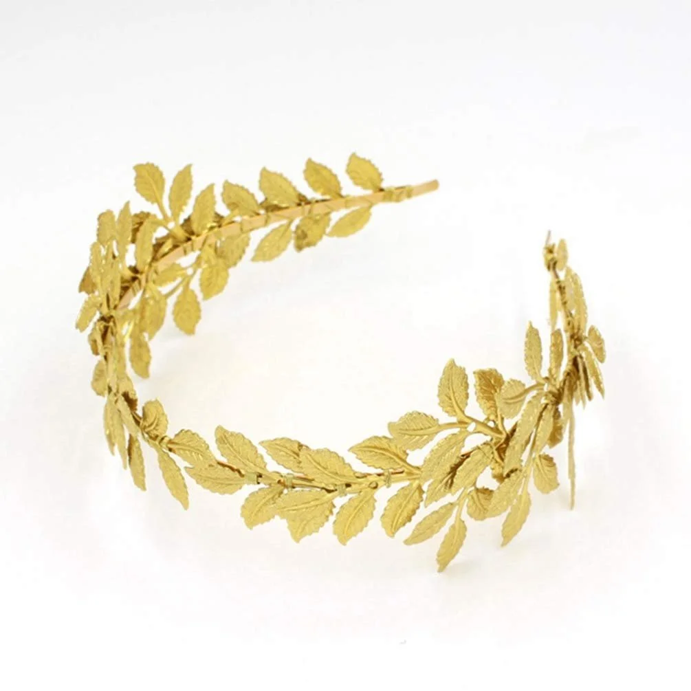 Обруч Золотий Лист Римська Богиня Грецька Богиня, фото №7