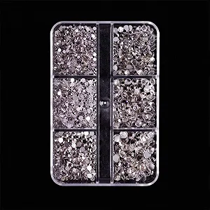 Наклейки для ногтей для женской вечеринки, 6 отделений/коробка, 1688 штук, украшения для ногтей, стеклянные украшения для ногтей своими руками, супер блестящие стразы для личного использования 1 synthetic.ua - Фото 1