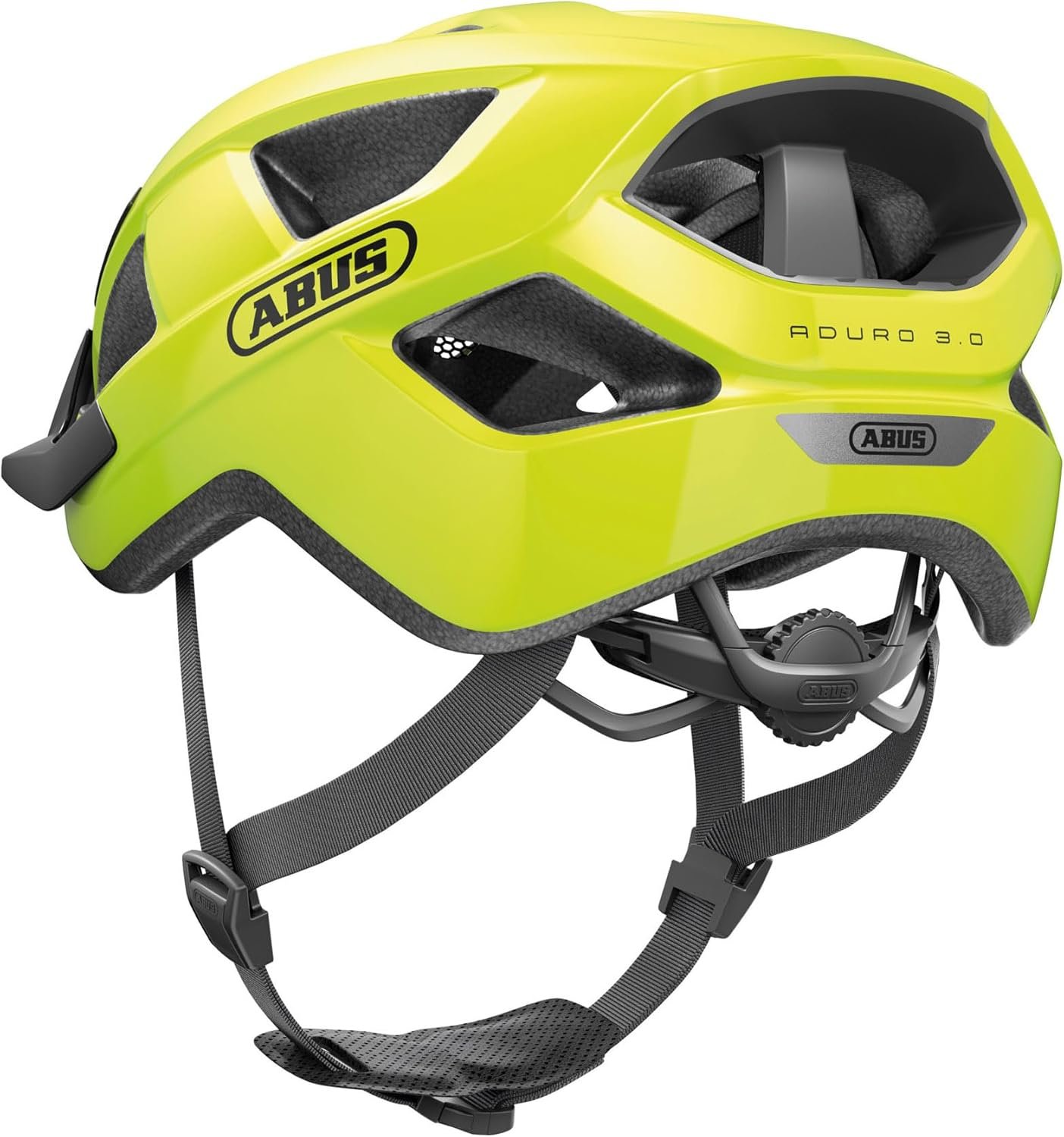 Велосипедний шолом ABUS Aduro 3.0 City L (58-62) Signal yellow, фото №6