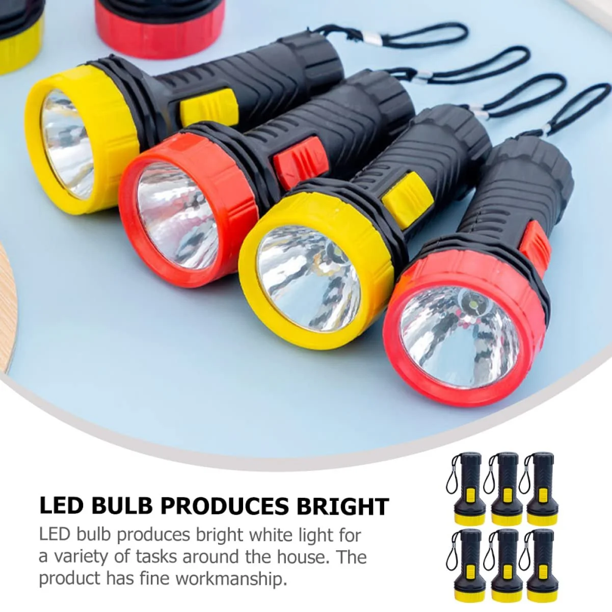 Мини Фонарик UKCOCO 6 шт. Карманный Светодиодный Фонарик-Ручка ABS Маленький Фонарик Детский, фото №4 Мини Фонарик UKCOCO 6 шт. Карманный Светодиодный Фонарик-Ручка ABS Маленький Фонарик Детский, фото №4