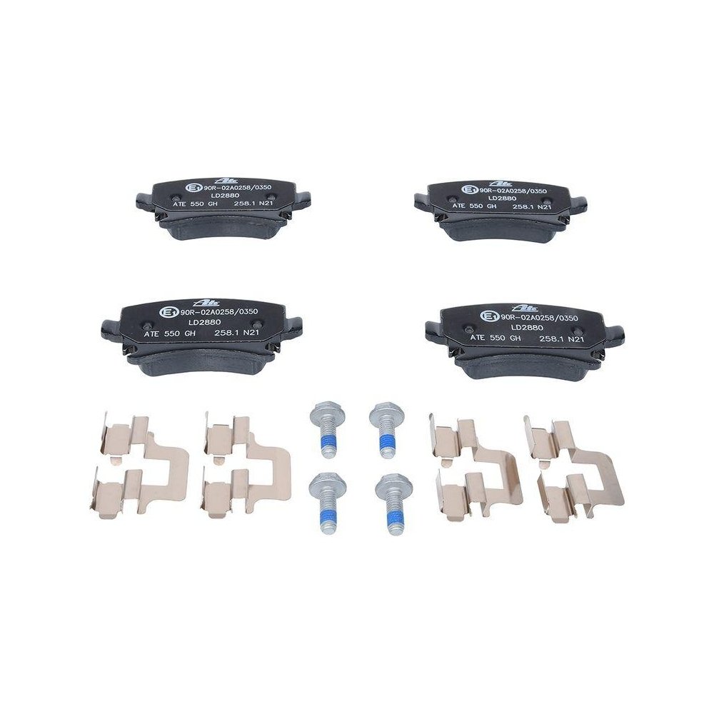 Гальмівний диск ATE 24.0112-0169.1 задня вісь для SEAT SKODA VAG, фото №4