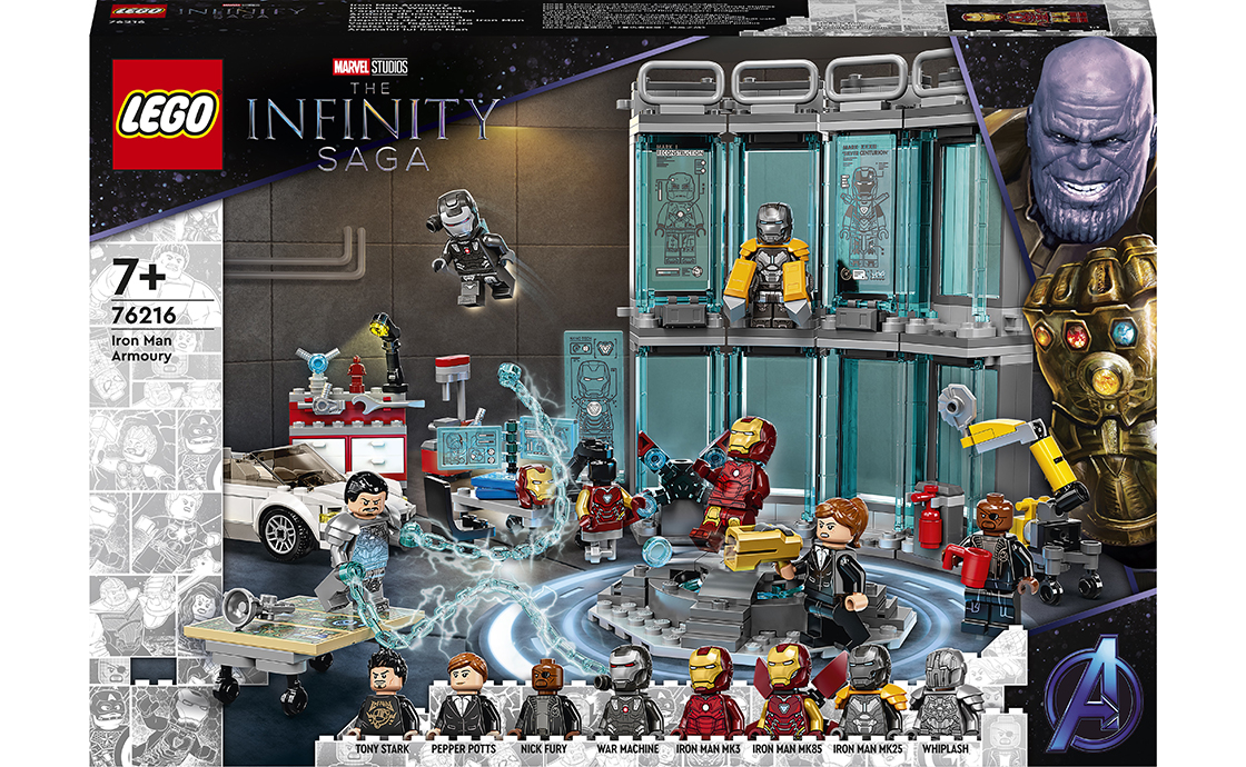 Детский конструктор LEGO Super Heroes Marvel Арсенал Железного человека (76216), фото №1