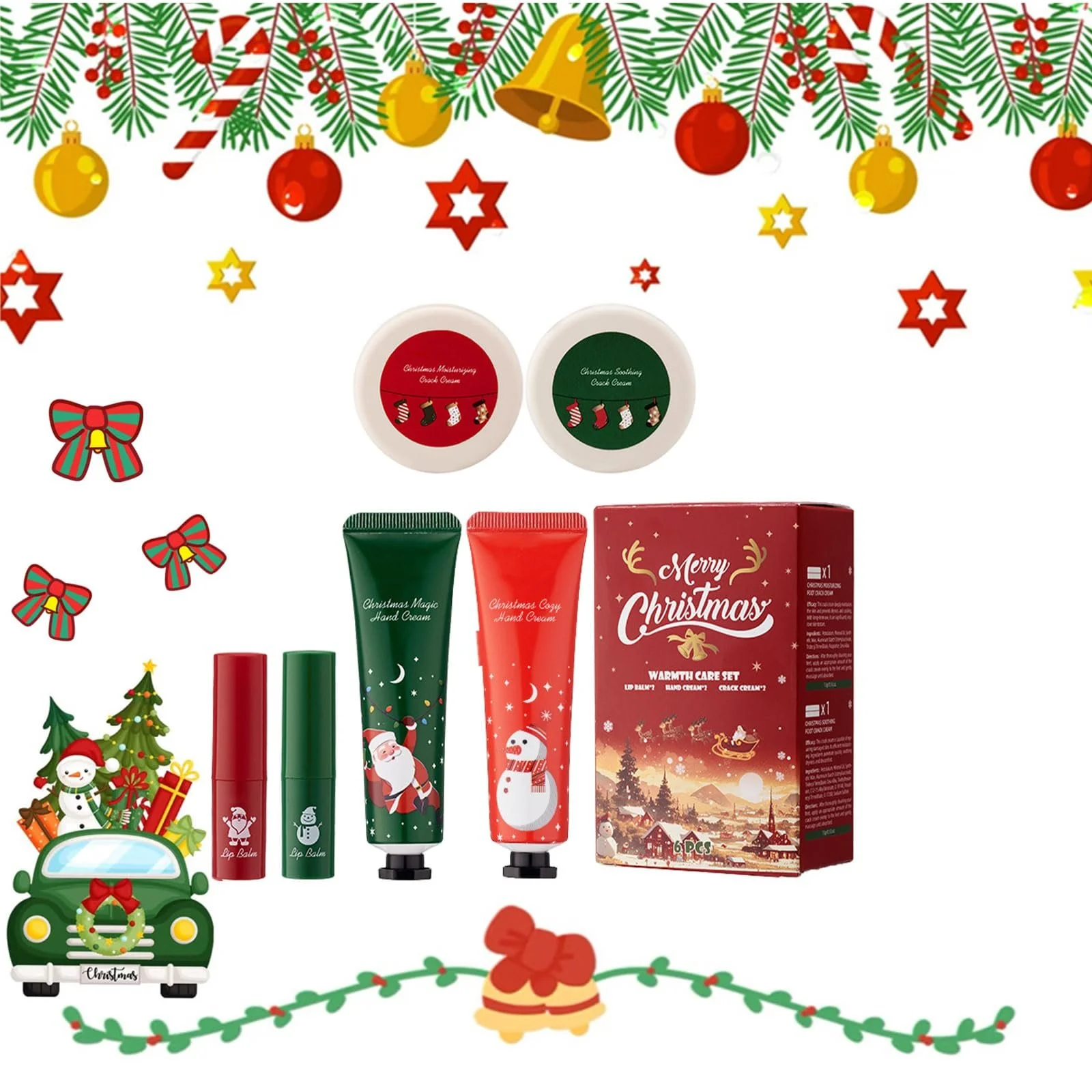 Крем для рук Набір Кремів для рук 6 штук, фото №1