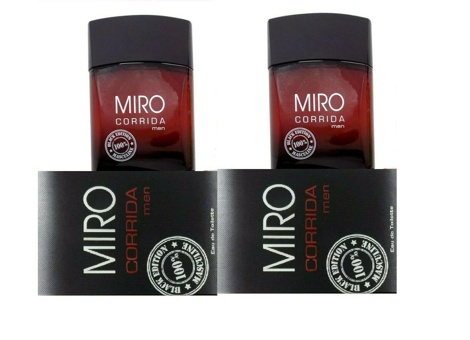 Парфумована вода Miro Corrida Black Edition 100 мл (200 мл), фото №1 Парфумована вода Miro Corrida Black Edition 100 мл (200 мл), фото №1