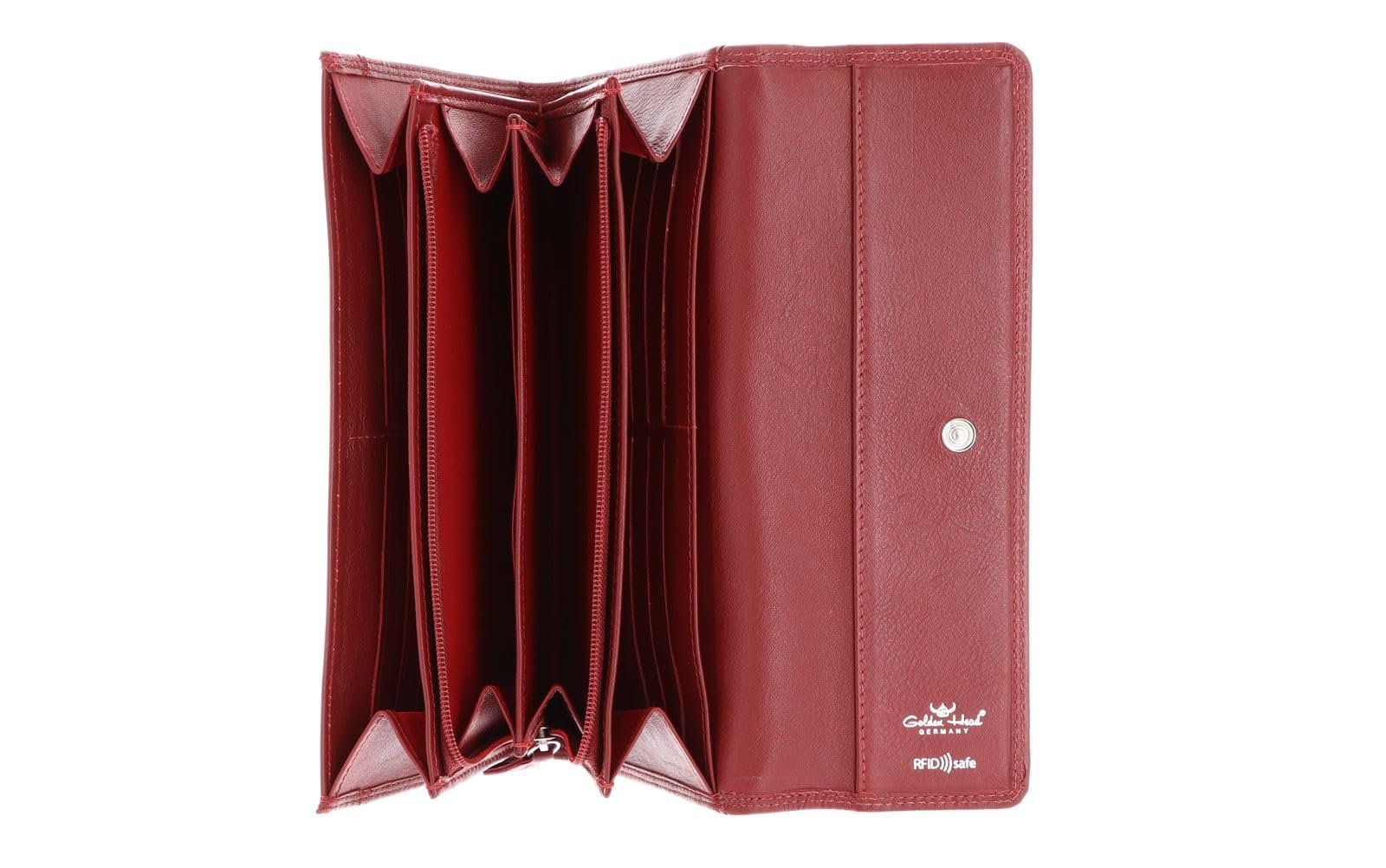 Гаманець жіночий Golden Head Polo RFID Protect Червоний, фото №4