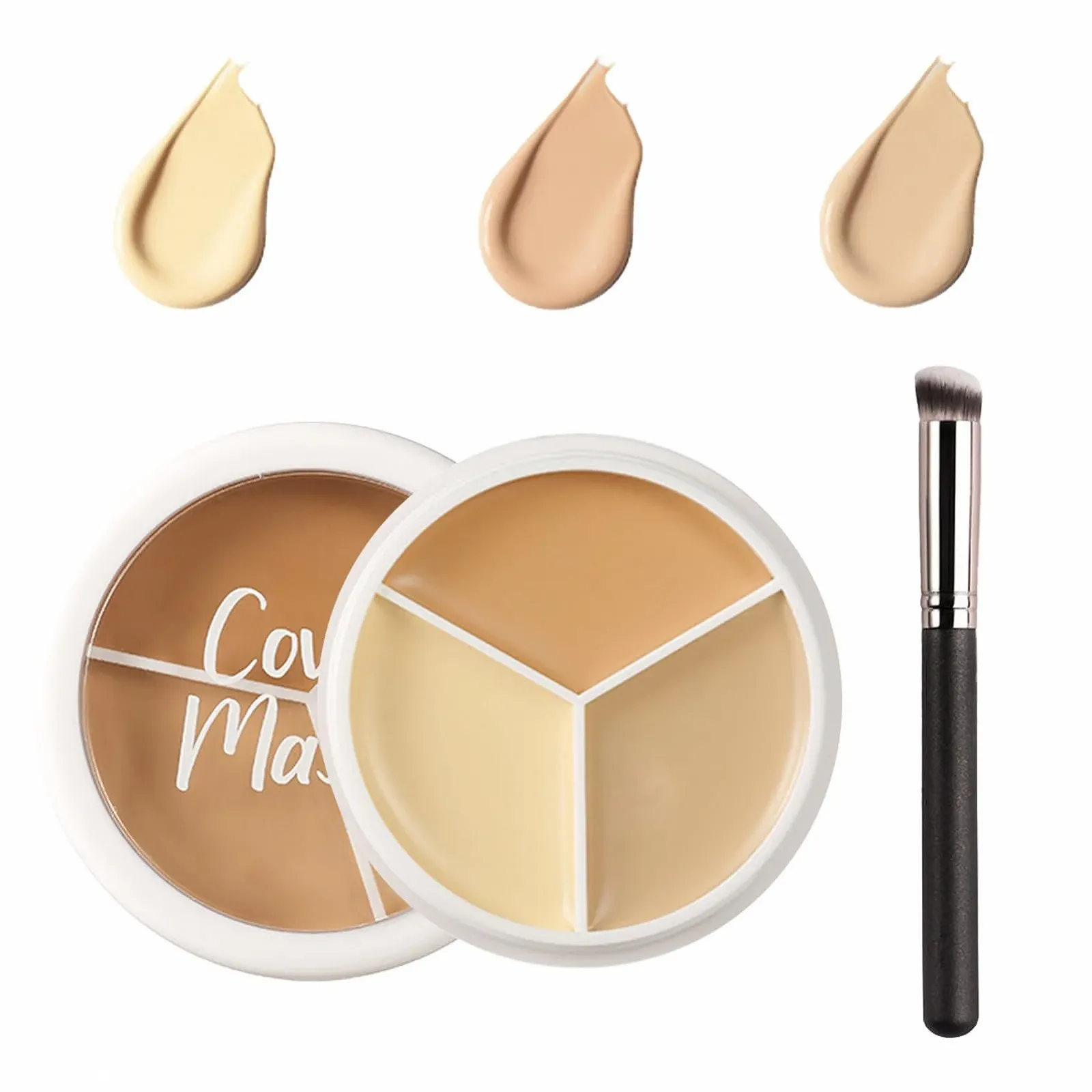 Консилер Tri-Colour Concealer Make-Up Повна палітра консилерів для корекції кольору, фото №1 Консилер Tri-Colour Concealer Make-Up Повна палітра консилерів для корекції кольору, фото №1