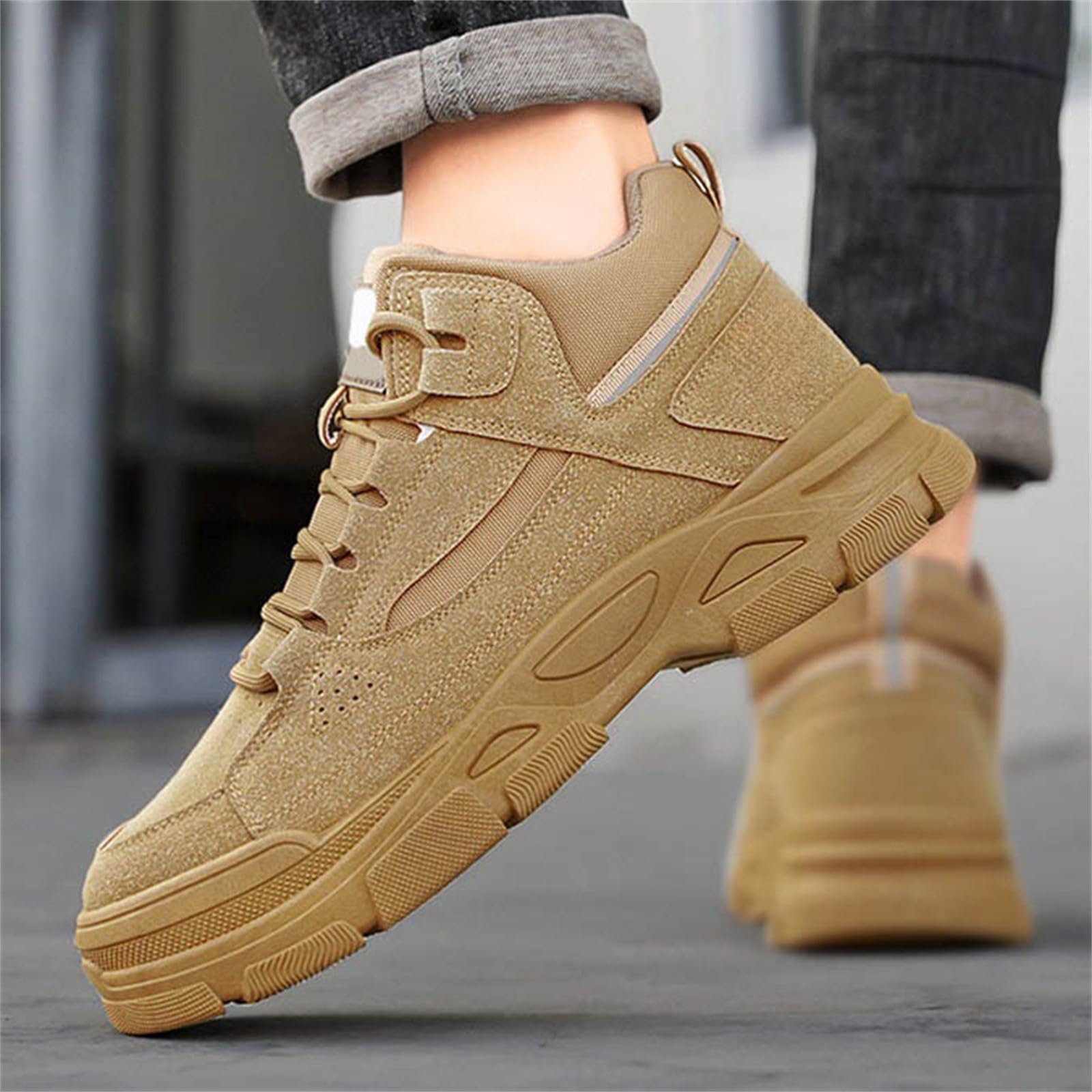 Чоловічі кросівки DKLOVIFU Elevator Lift Invisible Height Casual Mesh Breathable Walking Trainers Indoor, фото №7