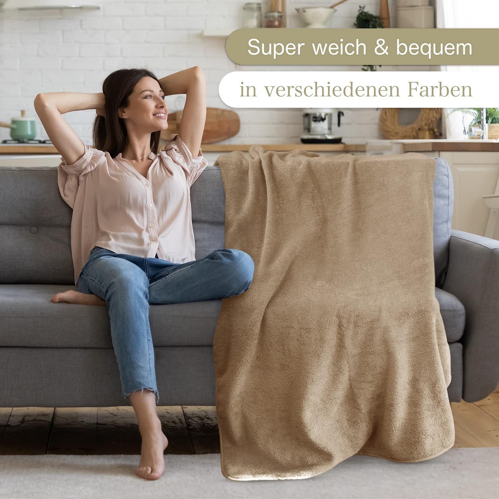 Покривало Літо KiGATEX Бавовна махрова 150 x 200 см екрю, фото №3 Покривало Літо KiGATEX Бавовна махрова 150 x 200 см екрю, фото №3