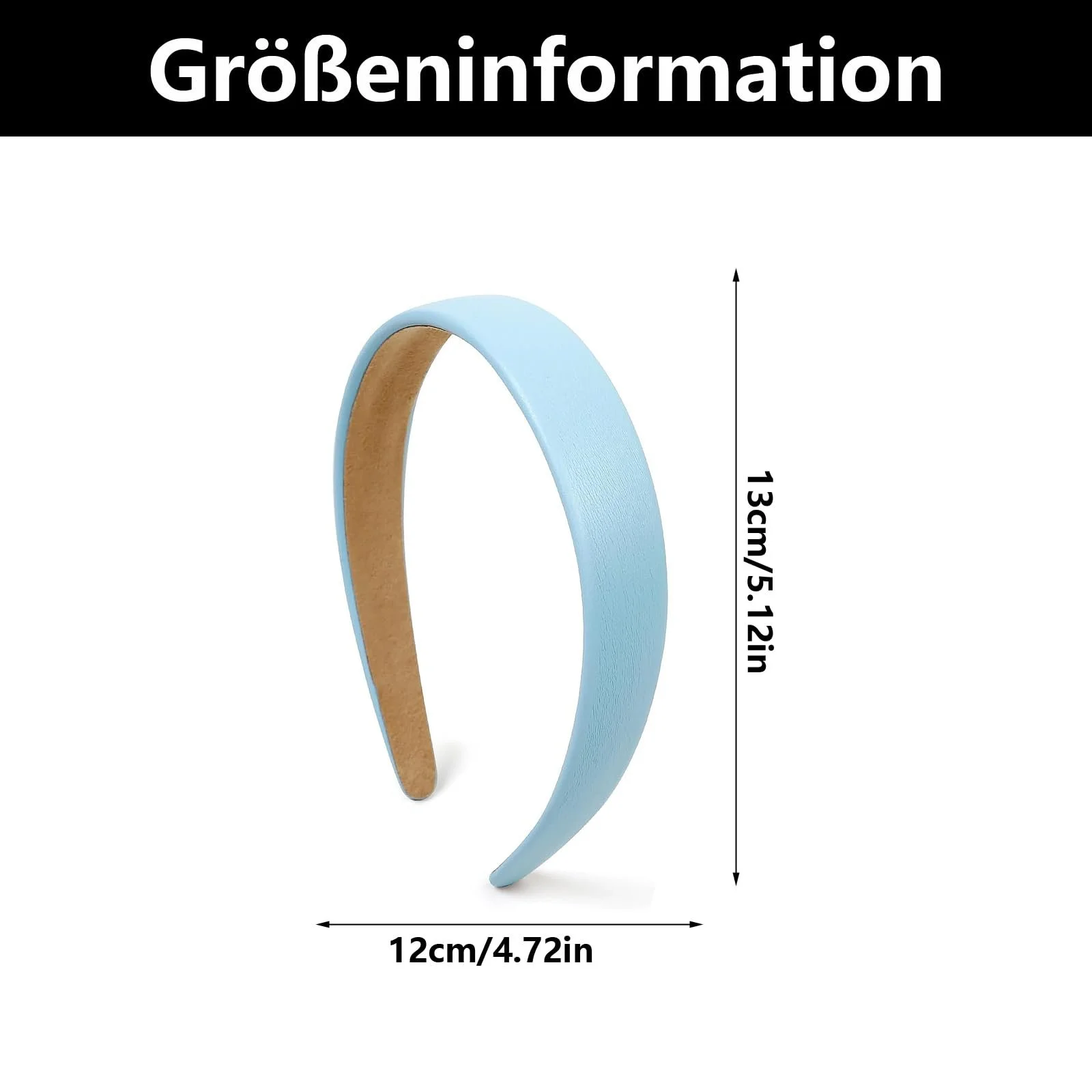 Обруч Голубой для женщин и девушек, фото №2