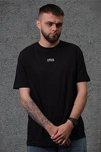 Оверсайз футболка з принтом Without moon black synthetic.ua - Фото 1