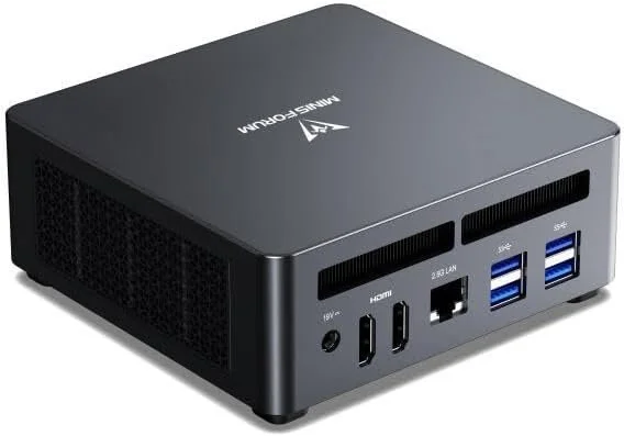 Міні ПК MINISFORUM Venus UM790 Pro / AMD Ryzen 9 7940HS / 2 x HDMI / LAN / Wi-Fi 6E / Bluetooth 5.3 / Сірий, фото №1