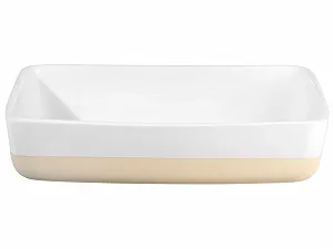 Форма для запекания ASA прямоугольная белая 28.5 x 20 см H 6 см - Фото 1