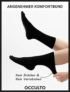 Носки Occulto Женские Черный, упаковка 10-20 (Модель: Hermine) synthetic.ua - Фото 1