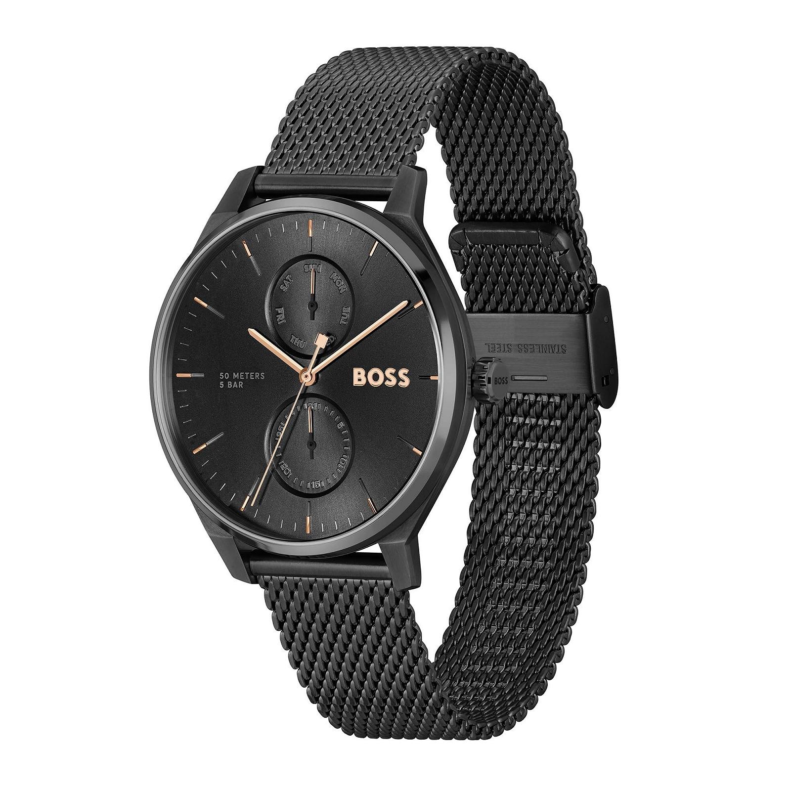 Кварцовий годинник BOSS Multi Zifferblatt для чоловіків, колекція Tyler з браслетом з нержавіючої сталі, фото №2