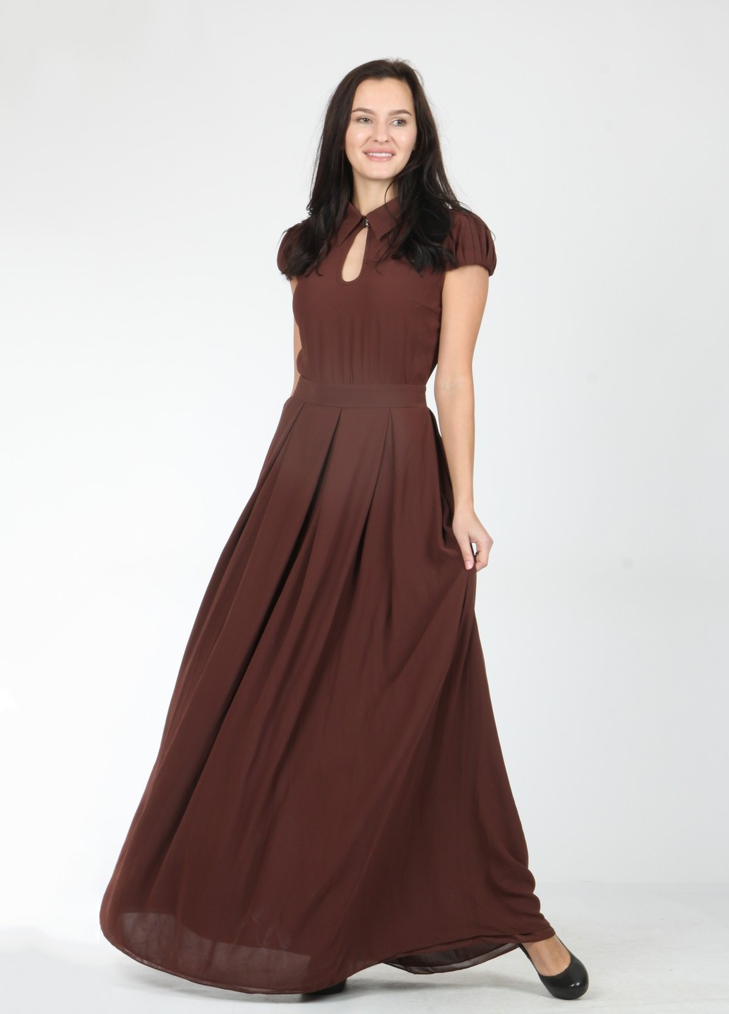 Платье Enna Levoni S Коричневый (ND-13820-Brown), фото №7 Платье Enna Levoni S Коричневый (ND-13820-Brown), фото №7