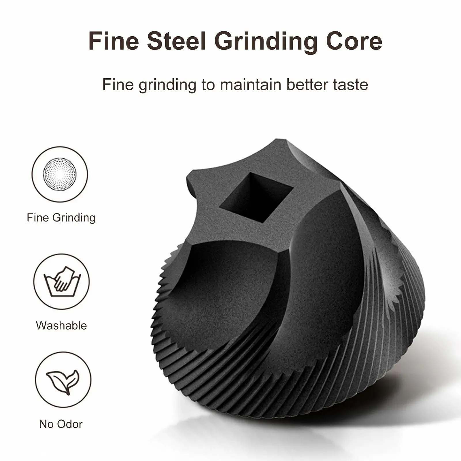 Электрическая кофемолка Перезаряжаемая 40 регулируемых настроек, фото №4