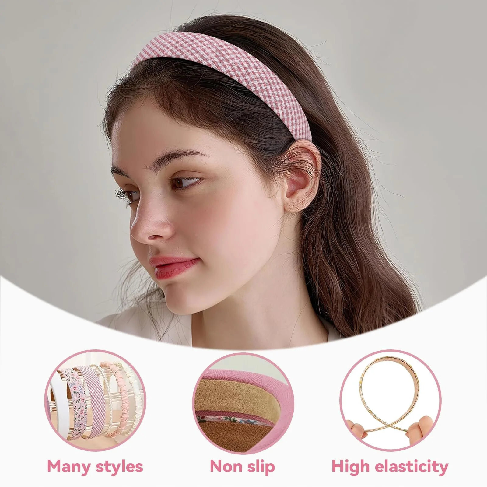 Набір обручів на голову для жінок 7 шт, фото №3 Набір обручів на голову для жінок 7 шт, фото №3