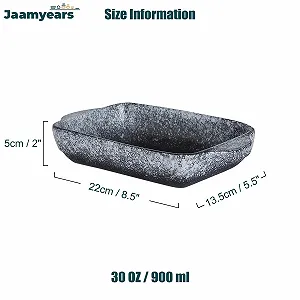 Форма для запікання прямокутна керамічна для лазаньї та запіканок 946 мл synthetic.ua - Фото 1