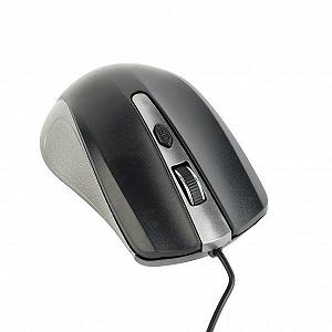 Оптична мишка Gembird MUS-4B-01-GB, USB интерфейс сіро-чорного кольору - Фото 1