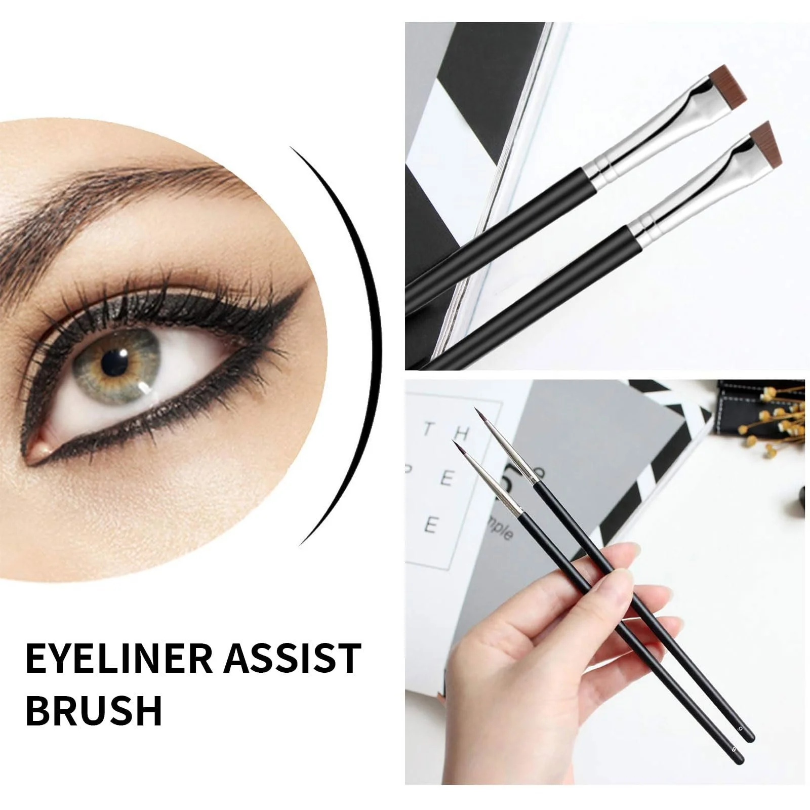 Інструмент Kireida Silicone Eyeliner Auxiliary Tool Фіолетовий, фото №4