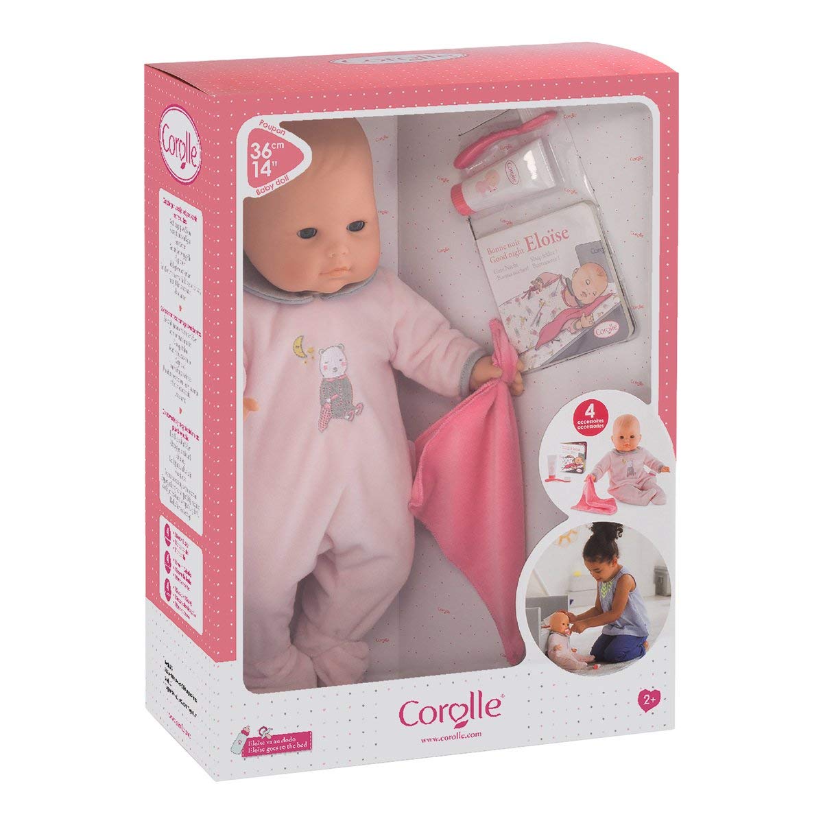Кукла Corolle Mon Grand Poupon Eloise Good Night Set, 36 см, фото №9