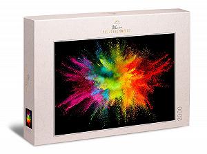 Пазл Ulmer Puzzleschmiede Bright Colourful 2000 элементов Взрыв цветов - Фото 1