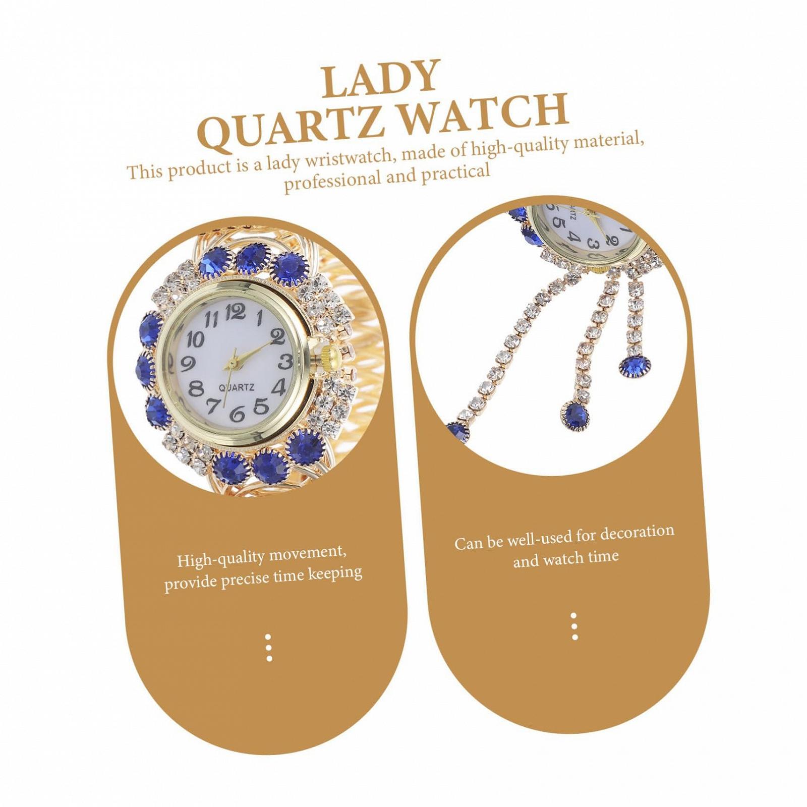 Жіночий Кварцовий Годинник Healvian Золотий, фото №3