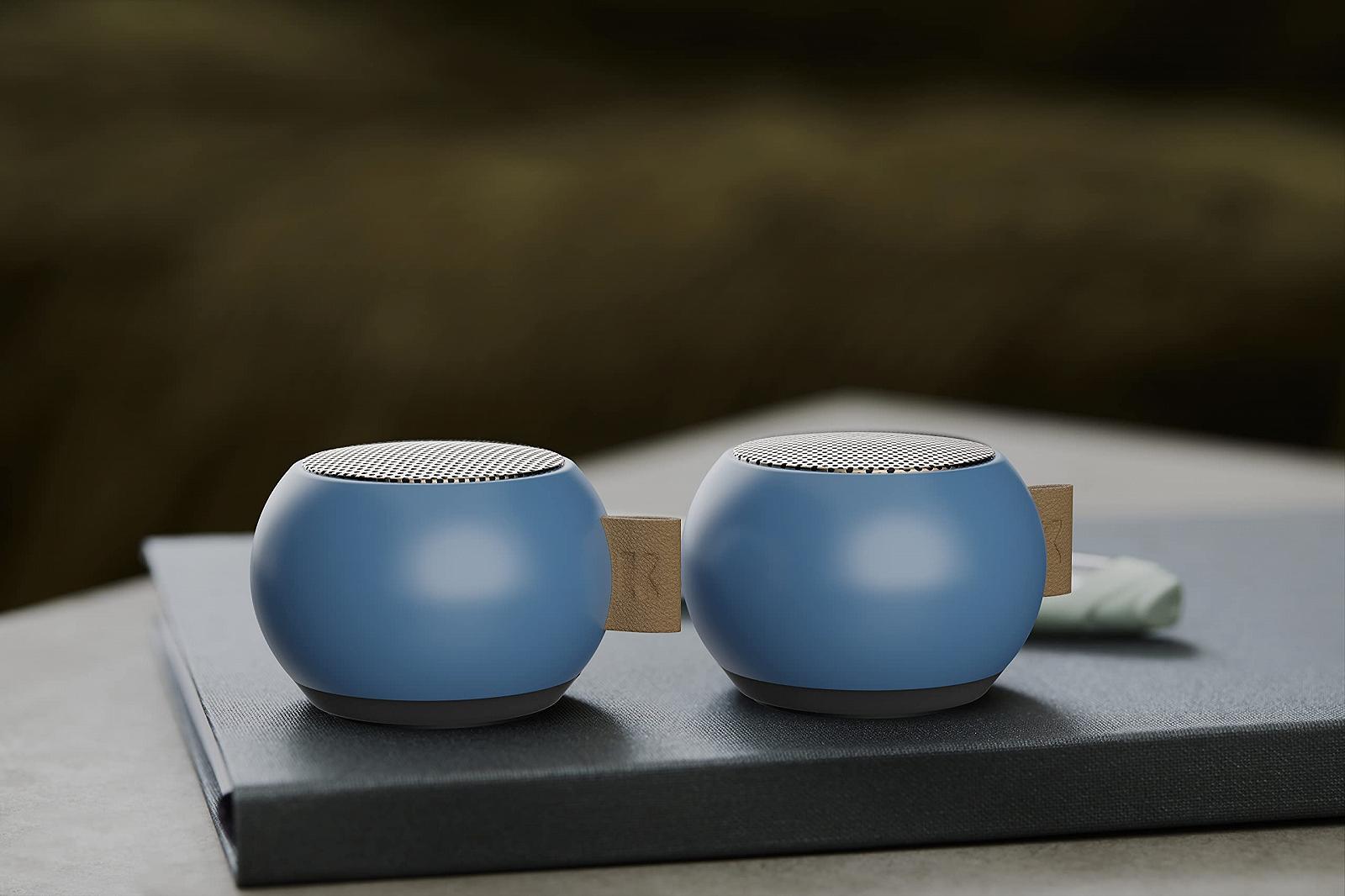 Портативна колонка KREAFUNK aGO Mini Bluetooth TWS Pairing Cloudy Blue, фото №4