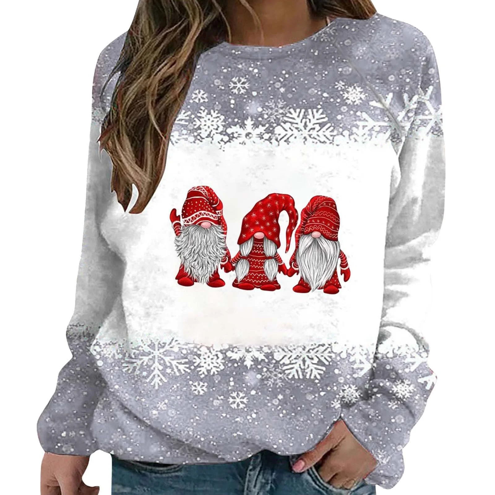 Жіночий Різдвяний Светр М'яка Толстовка, фото №1