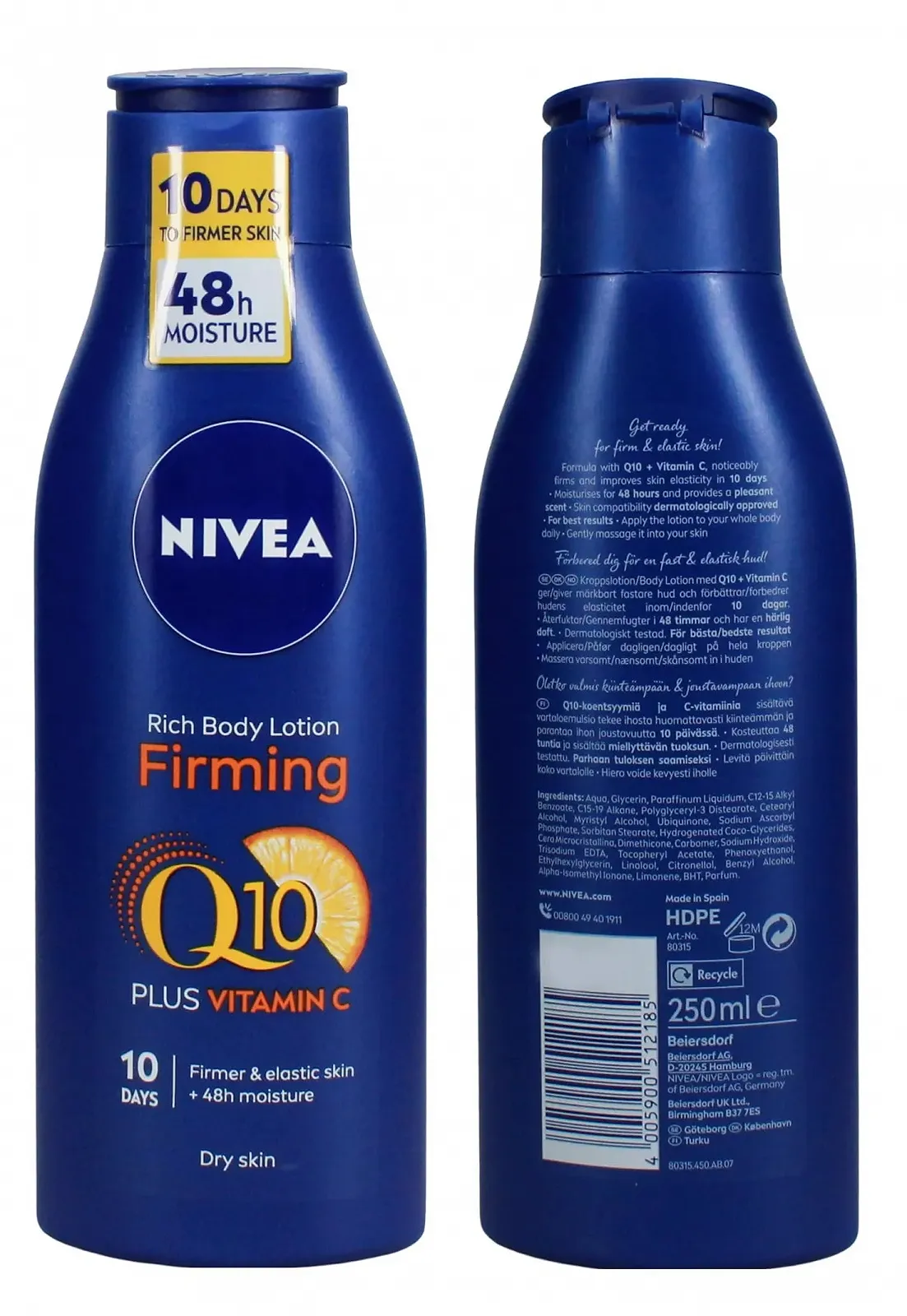 Лосьйон для тіла Nivea Q10 Rich Firming 250 мл (6 шт.), фото №5