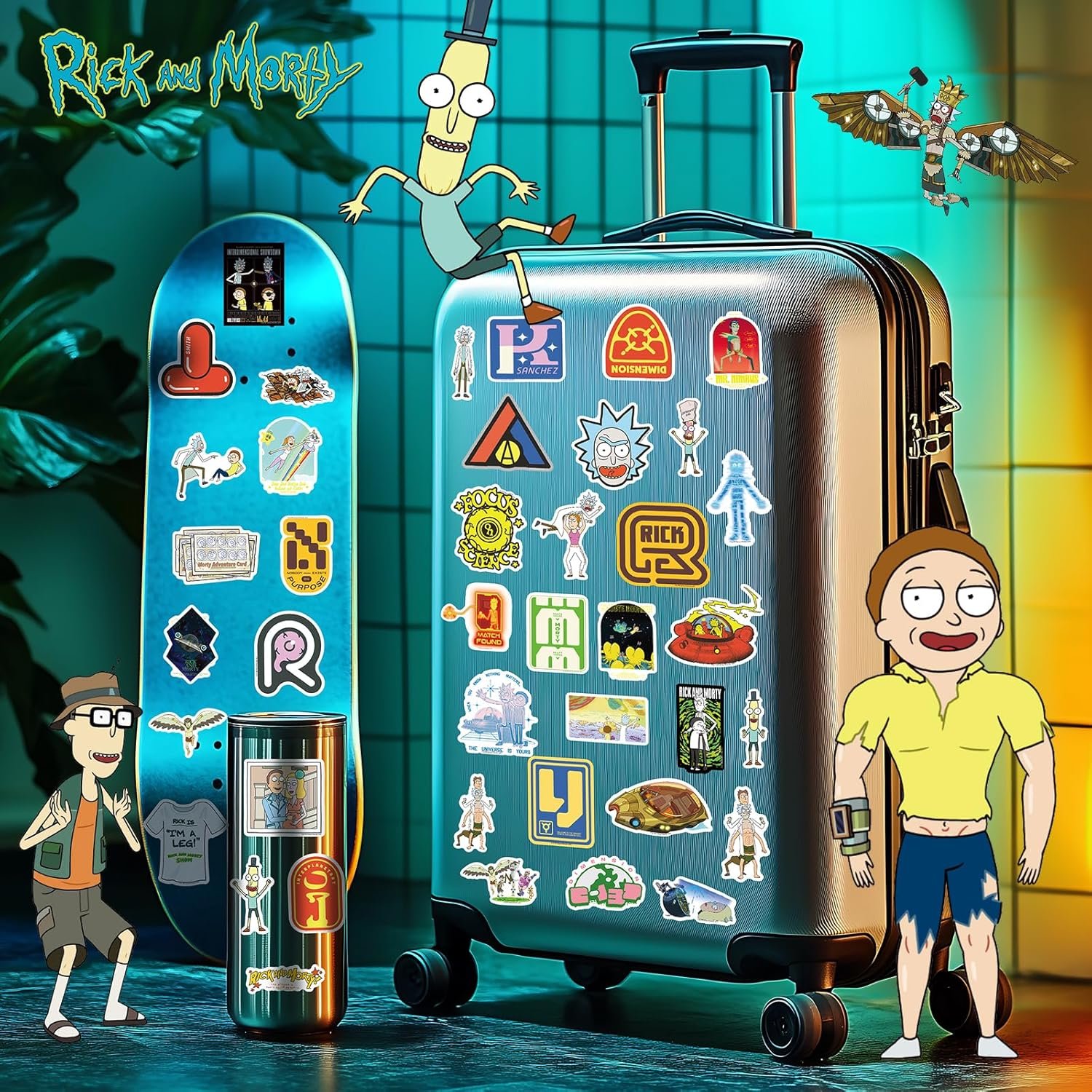 Стикеры Рик и Морти Rick and Morty стикерпак наклейки набор наклейок 49 шт, фото №7
