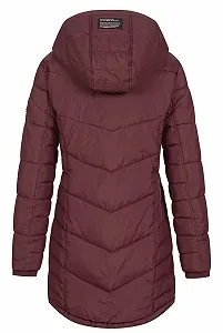 Женское стеганое пальто Sublevel LSL–412 с капюшоном на подкладке synthetic.ua - Фото 1