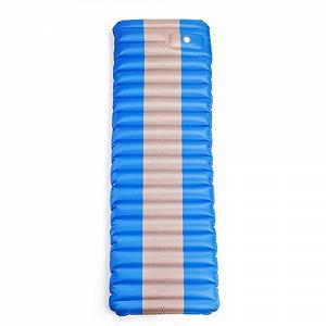 Килимок WANGLXST Outdoor Compact Waterproof Inflatable Camping Air Mattress Blue 74.8 x 27.6 x 4.72 дюймів - Фото 1