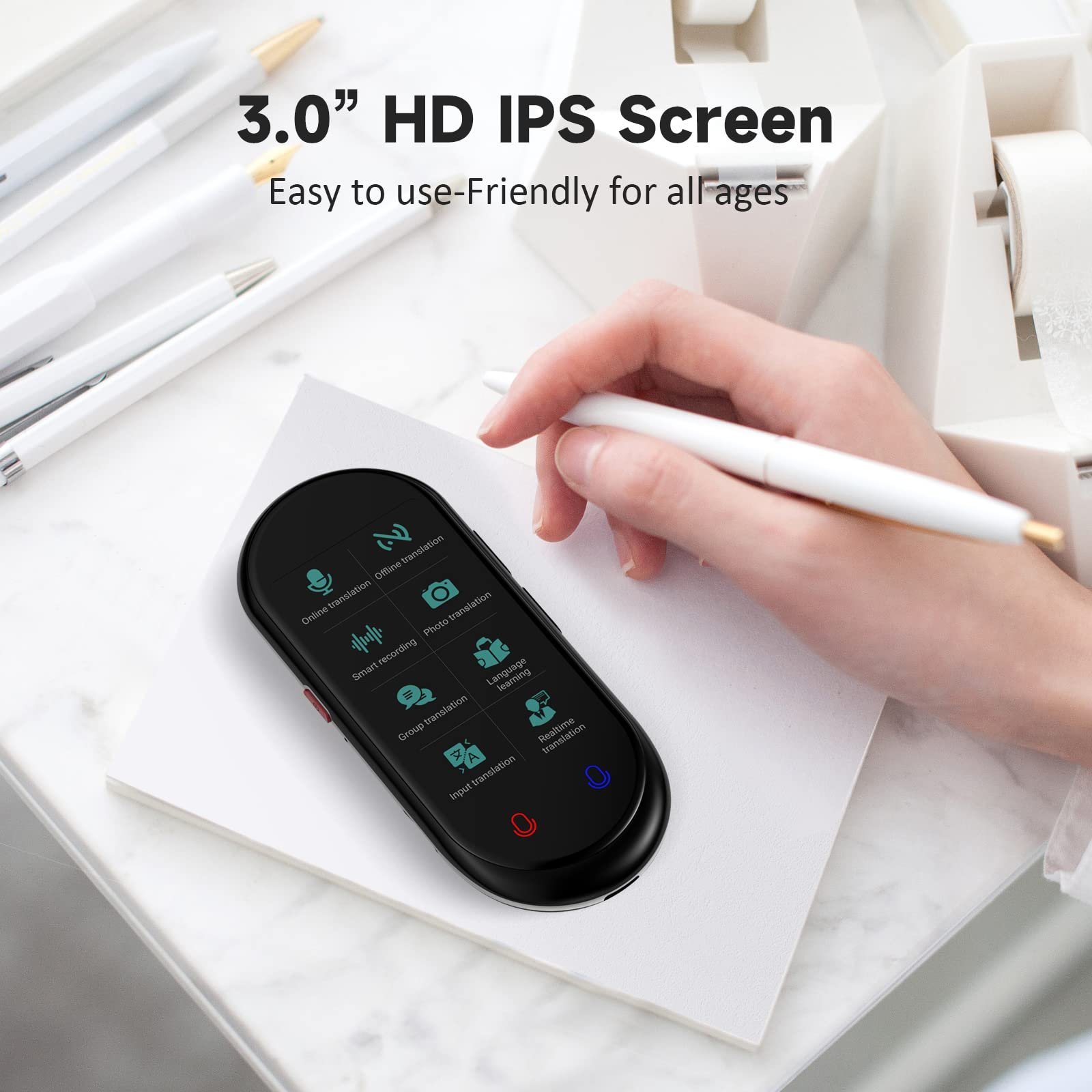 Пристрій для перекладу голосу Z8, пристрій для перекладу з голосовим виводом, фото №6 Пристрій для перекладу голосу Z8, пристрій для перекладу з голосовим виводом, фото №6