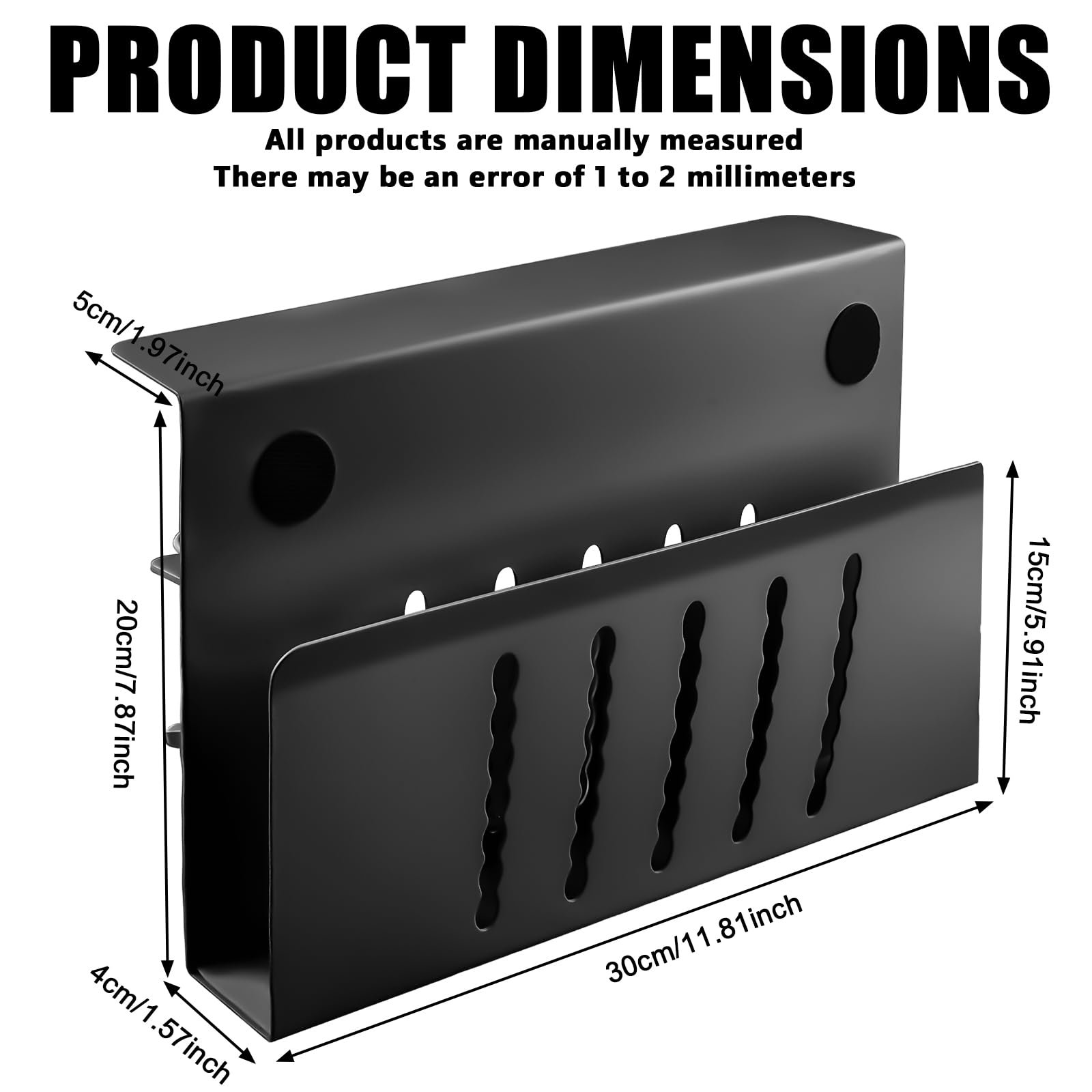 Настенный органайзер для ноутбука, Черный, фото №2