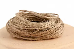 Джутовый шнур для декора Лентомания 2мм натуральный 10м JUTE-NTR - Фото 1