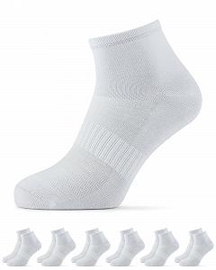 Премиальные бамбуковые носки-следки для мужчин и женщин, 6 пар, мягкие дышащие носки для предотвращения потливости ног, короткие носки, идеально подходят для повседневного использования и спорта, размер 35-47 - Фото 1