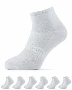 Шкарпетки-слідки з бамбука преміумкласу для чоловіків та жінок, 6 пар, 35-47 - Фото 1