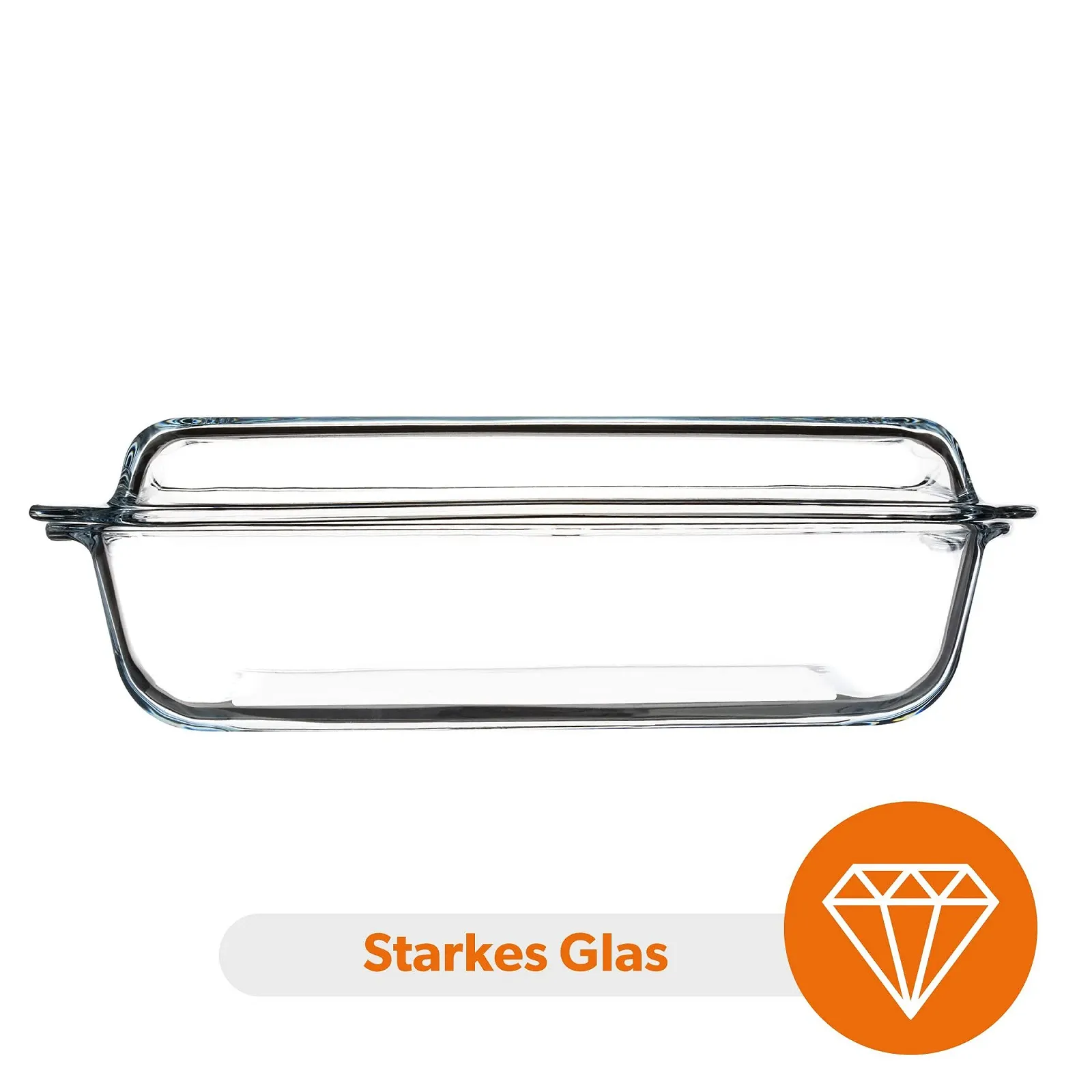 Форма для запікання KADAX з термостійкого скла з кришкою та ручками Прозора, фото №10