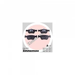 Комплект гальмівних колодок, дискове гальмо ZIMMERMANN 21664.195.1 для MERCEDES-BENZ - Фото 1