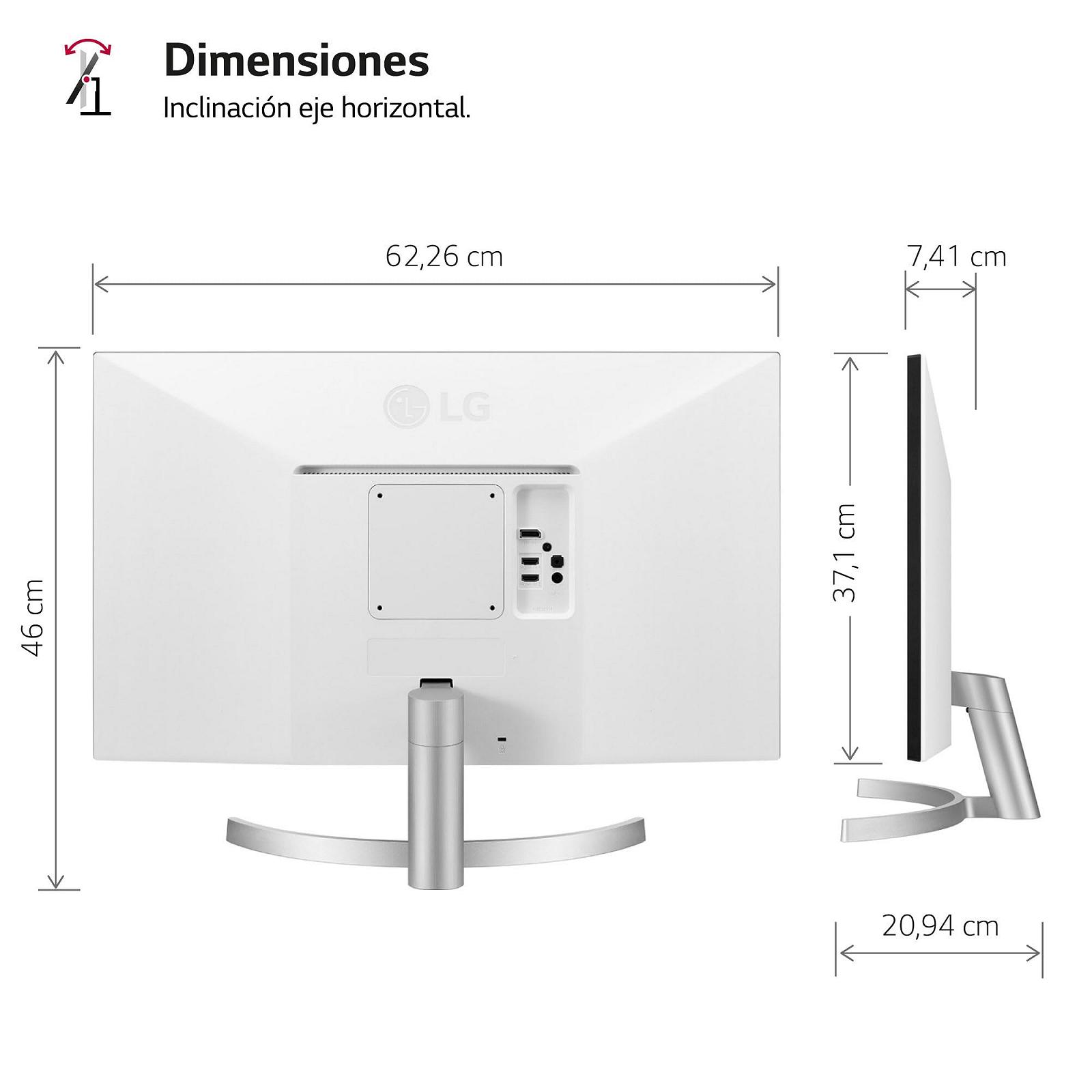 Монитор LG Electronics LCD 27UL500-W 27" 4K IPS 3840x2160 16:9 60Hz 5мс наклон, черный, фото №5
