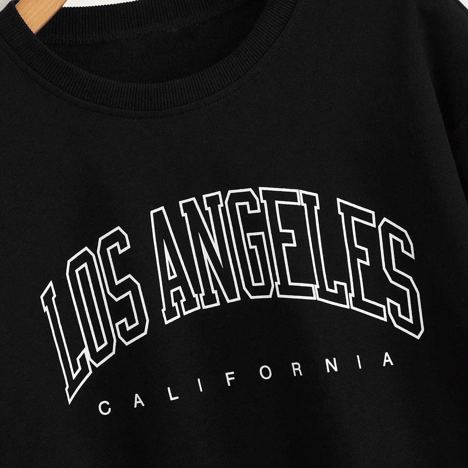 Женский свитшот оверсайз YEBIRAL Los Angeles с буквенным принтом, осенне-зимний, повседневный, с круглым вырезом, с длинными рукавами, джемпер, худи, блузка для девушек-подростков, уличный стиль, фото №4 Женский свитшот оверсайз YEBIRAL Los Angeles с буквенным принтом, осенне-зимний, повседневный, с круглым вырезом, с длинными рукавами, джемпер, худи, блузка для девушек-подростков, уличный стиль, фото №4