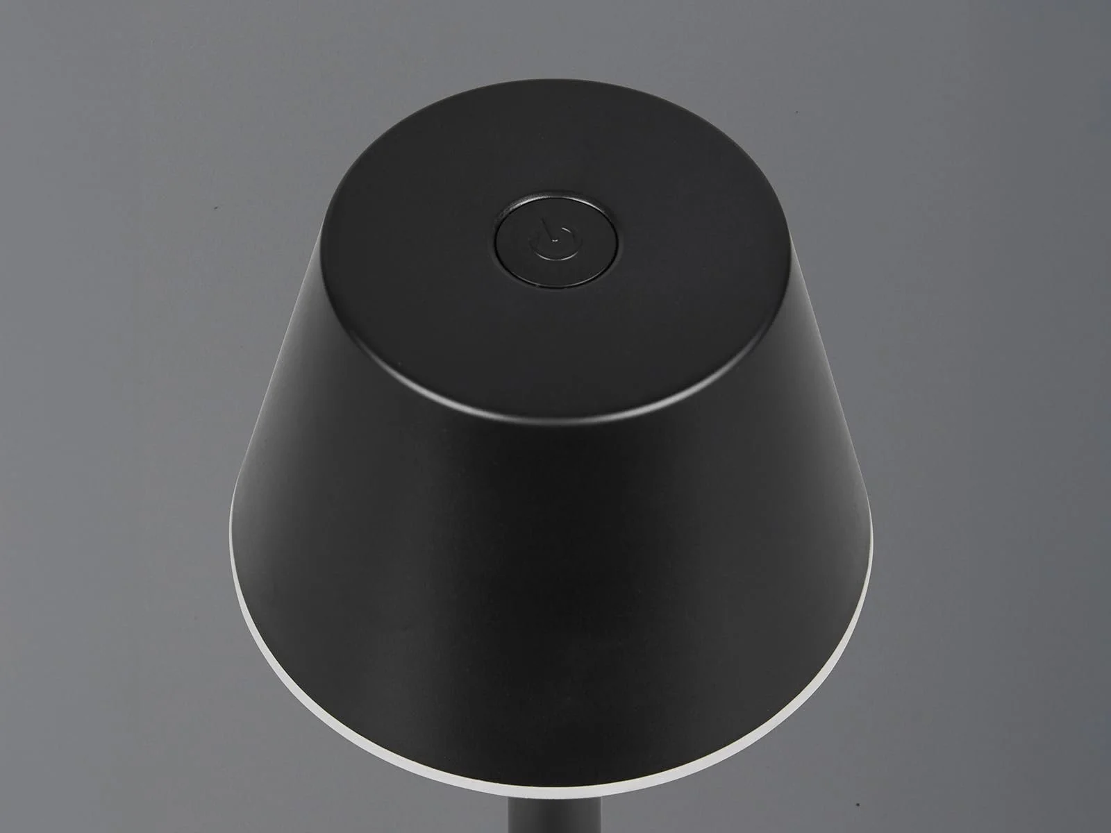 Настільна лампа Reality Leuchten Vidal R54991132 LED Акумуляторна Вулична Пластикова 1.5 Вт 4-рівневе сенсорне керування Матова чорна, фото №4