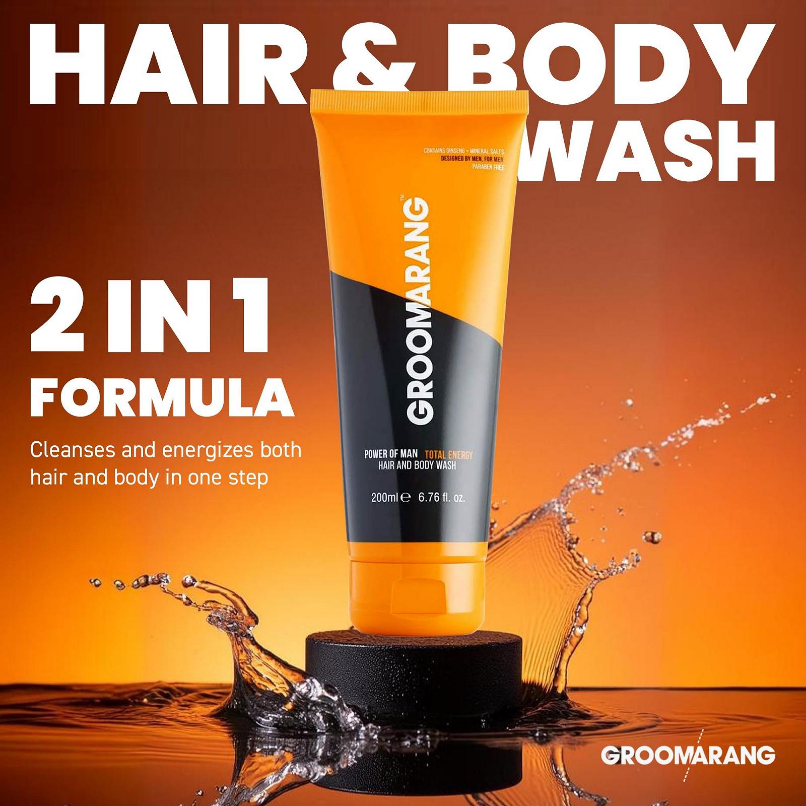 Гель для душу та волосся Power of Man Total Energy 200 мл, фото №2 Гель для душу та волосся Power of Man Total Energy 200 мл, фото №2