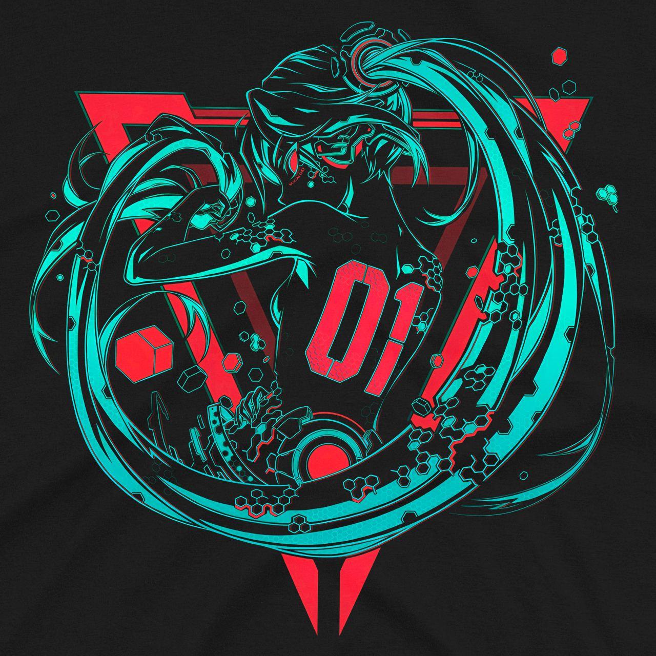 Футболка Вокалоид Хацунэ Мику Vocaloid Hatsune Miku TH152 M, фото №4